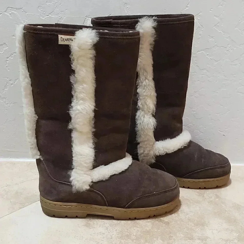 Women's Minnetonka Brown Mukluk Boots